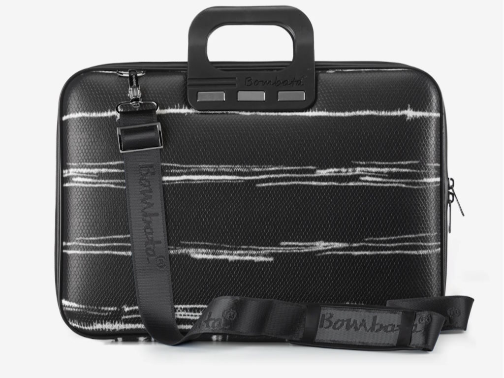 Bombata Torba   Medio Black&White 13"/Crna